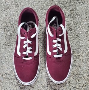 Burgundy Vans